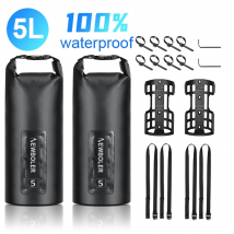 NEWBOLER Borsa forcella per bicicletta portatile impermeabile Borsa per bici portatile da 5 litri Borsa per scooter elettrico Borsa anteriore per bicicletta Borsa per forcella per bici