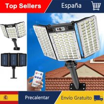 Potentes luces solares para exteriores, iluminación de jardín, decoración de luz Solar, lámpara de pared, Sensor de movimiento, farola Solar LED impermeable