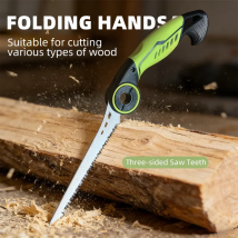 AIRAJ Folding Wallboard Saw, Multi-function 3 Level Adjustable Self-Locking Woodworking Wallboard Cutting Saw, Cutting Hand Tool