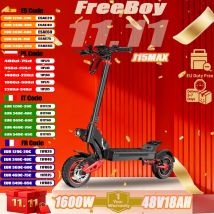 J15MAX Scooter Elettrico Pieghevole Portatile Per Adulti Sport All'aria Aperta Pendolarismo E-Scooter 1600Motore 48V Batteria Pneumatici 11 Pollici EScooter