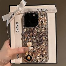 High Quality Luxurious Glitter Phone Case For iPhone17 15 14 13 12 11 16 Pro Max Diamond Bling Cover For iPhone 16 17 Promax Air