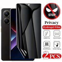 2Pcs Anti-Spy Hydrogel Film für Xiaomi Poco F7 Ultra F7 F6 F5 Pro Vollständige Abdeckung Screen Protector für Poco X7 X6 X5 Pro Weiche Film