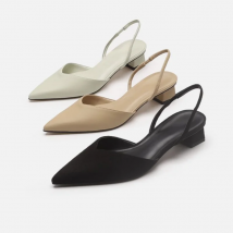 Scarpe da donna Vendita calda Slingback Tacchi alti da donna Bocca superficiale Ufficio e carriera Sandali gladiatore sexy con puntale slip-on