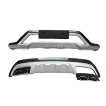 Frontstoßstangenschutz Unterfahrschutz Abdeckung Heckschutz für Hyundai Tucson 2015 2016 2017 2018 YJE