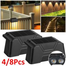 4/8PCS LED Solar Wand Licht Im Freien Wasserdichte Lichter Garten Decor Balkon Treppe Hause Atmosphäre Beleuchtung Solar Powered lampe