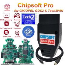 Chipsoft Pro para GM funciona con herramienta de diagnóstico OPEL GDS2 para GM GDS2 V2023.2.1 Tech2WIN 16.02.24 Cable de diagnóstico VCI
