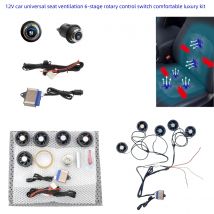 Sistema di ventilazione universale per seggiolino auto 12V Interruttore di controllo rotativo a 6 stadi Comodo kit integrato per cuscino di lusso