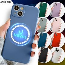 Für Apple Magsafe Handy hüllen für iPhone 11 13 12 14 15 Pro Max Plus Flüssig silikon Magnet hülle Wireless Charging Softcover