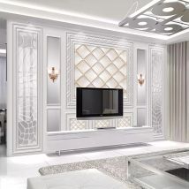 Custom Foto Wandbild Tapete Europäischen Stil 3D Geprägte Leder Weichen Tasche Wohnzimmer Sofa TV Hintergrund Wand vlies tapete