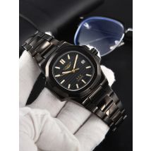 LONGLUX orologio automatico business orologi da polso meccanici di lusso all'ingrosso data in acciaio orologio da uomo impermeabile regalo da uomo