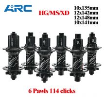 ARC 32 Löcher 6 Sperrklinken 009 MTB Nabe 10x135 12x142 12x148 10x141 Aluminiumlegierung BOOST Nabe Scheibenbremse für HG Micro Spline XD 8-12 V