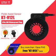 PAS-Sensor für Elektrofahrräder KT-V12L, 6 Magnete, Pedalassistent-Sensor, Dual-Hall-Sensoren, 12 Signale, E-Bike, PAS-Sensor