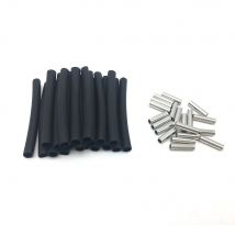 Minco Heat Copper Tubes and Heat Shrink Sleeves Each 20 /bag Used for Carbon Fiber Floor Heating Wire Connection Kits
