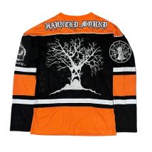 Y2K Vintage Striped Breathable Long Sleeved Shirts Gothic Street Style Unisex Round Neck jersey Trendy Halloween fit sweatshirt