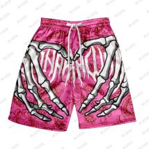 Sommer Neue frauen Schädel Shorts Training Mehrfarbige Shorts Sport Atmungsaktive Männer Shorts Hip Hop Kurze Hosen Strand Kleidung