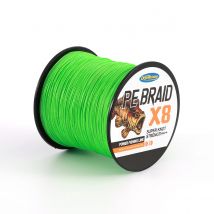 X8 geflochtene Angelschnur – superstark – abriebfest – 6 Pfund bis 60 Pfund Test für Salzwasser, (100 m/300 m/500 m), Durchmesser. # 0,10 MM-0,4 MM