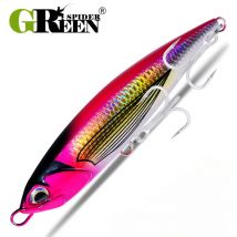 GREENSPIDER Neue sinkende 145 mm 60 g Bleistift-Angelköder Stickbait Wobbler Künstliche harte Köder für Meeres-Thunfisch-Angelköder