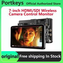 PortKeys LS7P 7-calowy monitor bezprzewodowy do kamery HDMI/SDI o jasności 1000 nitów, pełny ekran dotykowy, monitor polowy z 3D LUT