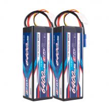 SIGP 3S 11.1V Lipo Batteria 6400mAh 100C Custodia rigida con spina EC5 per RC Auto Camion Barca Veicoli Carro Armato Buggy Racing Hobby 2 confezioni