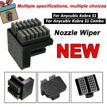 NEUE Verbesserte Für Anycubic Kobra S1 Hot end Düse Wischer Düse Silikon Pinsel Für Anycubic Kobra S1 Hotend Kobra S1 Zubehör