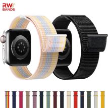 Nylon-Schlaufenarmband für Apple Watch Band iwatch 11 10 46 mm/42 mm S9 8 7 41 mm/45 mm 40 mm Sportarmbandbänder Serie 10 Ultra-2 49 mm
