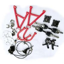 4*4 Buggy ATV Quad Go Karting Federung Getriebe welle Lenksatz Achsschenkel Spindel 4 Bolzen Bremssattel Scheiben radnabe