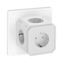 Listwa zasilająca z wtyczką EU i 5 gniazdami AC Adapter wielu gniazd 250 V 16 A 4000 W Gniazdo elektryczne do domowego biura lub podróży