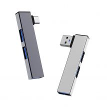 HUB USB 3 in 1 OTG USB 3.0/Type-C 3.0 a 3 USB Splitter USB Hub Velocità 5.0Gbps HUB tipo C a 3 porte per PC portatile Notebook