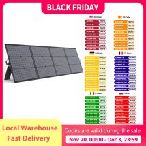 MHPOWOS Caricatore Solare Portatile 40V 220W Kit Pannello Solare Pieghevole per Jackery Bluetti Ecoflow Centrali Elettriche RV Campeggio Patio