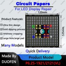 P6.25 series Circuit Paper，Double-sided solder pads, fully covered with large holes ,Used for repairing damaged PCB pads