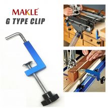 Makle Aluminium legierung Zaun Holz bearbeitungs klemme g Clip dedizierte Befestigung verstellbarer Rahmen schnelle feste Klemme für Holz bearbeitungs bänke