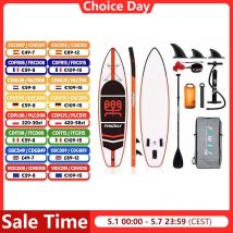FunWater Stand Up Paddle Board Tavola da paddle gonfiabile Tavola da surf Tavola da surf Sup Tavola da paddle per sport acquatici antiscivolo