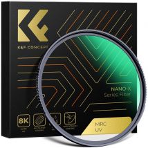 K&F Concept Nano-X 28 Rivestimenti multistrato Filtro di protezione UV Filtro UV ultrasottile per obiettivo fotocamera 49 52 67 72 77 82 86 95mm