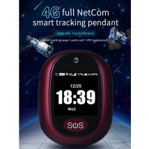 Elderly GPS Tracking Pendant 4G SIM GPS Watch IP67 Waterproof SOS Tracker Device HD Camera Call Health Management Locator