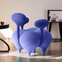 Sedia dal design creativo Sedia moderna di lusso per divano singolo Casa Soggiorno Camera da letto Balcone Accessori per la decorazione della casa Sedia per il tempo libero