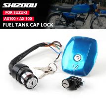 Motorrad zündschloss set Zündschloss Tankdeckel Schloss Öl Tank Abdeckung Für Haojue Suzuki AX 100 AX 100 Schloss Set