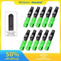 Natalink SC APC eingebauter Glasfaser-Schnellverbinder für FTTH, wiederverwendbarer Fusions-Glasfaser-Kaltkoppler-Adapter-Verbindungstools.