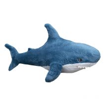28 cm süße Mini Blue Shark Puppe Plüschtier gefüllte weiche Meerestier Fisch Kissen Beschwichtigen Spielzeug für Kinder Mädchen Geburtstagsgeschenke Dekor