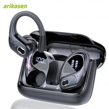 Cuffie Bluetooth 5.3 2024 Auricolari wireless 75 ore Sport Auricolare Bluetooth con microfono con cancellazione del rumore Cuffie impermeabili IPX7