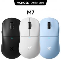 MCHOSE M7 Pro Mouse da gioco ultra wireless di grandi dimensioni 53 g Leggero da ufficio PAW3950 Doppia frequenza di pollizione 8K Mouse 42000 DPI