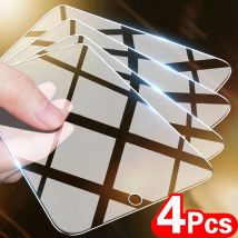 4PCS Screen Protector Gehärtetem Glas Für Xiaomi Redmi 13C 12 12C 10A 10C 10 5G 9T 9A 9C NFC Schutz Glas Für Redmi 10C Glas