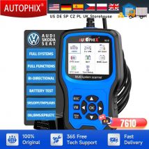 AUTOPHIX 7610 OBD2 Scanner automobilistico Lettore di codici per tutti i sistemi Olio D-PF ABS SRS Reset OBD2 Strumenti diagnostici per auto per VW Audi Skoda