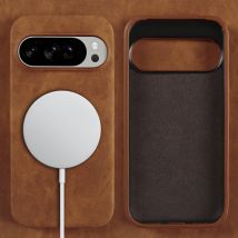 Per Magsafe Custodia in pelle magnetica di lusso per Google Pixel 10 9 Pro XL 8 8A 7 7A 6 6A Pro Protezione completa Magnete Custodia antiurto