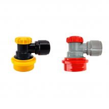 Kegland duotight Keg Ball Lock Disconnect - (Gas grigio) e (liquido nero) Birra fatta in casa