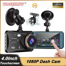 4-inch 1080P Dash Cam for Cars Touch Screen Car DVR Video Recorder Rear View Camera for Vehicle 24H Parking Monitor Black Box