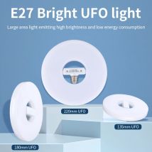 E27 led lampe fabrik büro garage innen beleuchtung led lampe e27 ufo lampen super helle 60w 40w 28w led glühlampen ac 85-265v