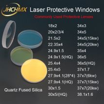 JHCHMX Laser Optische Schutzfenster 18/20*2 24,9*1,5 27,9*4,1 34*5 37*7 6kw/15kw/20kw 1064nm für Faserlaser Schneidkopf
