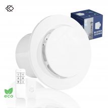 KCvents Raumventilator mit Backdraft-Dämpfer und Fernbedienung für Badezimmer, Küche, Wandmontage, Zuhause, umweltfreundlich, 4/6/8 Zoll