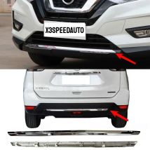 Fit For Nissan X-trail T32 2014-2016 2017-2021  Front Rear Bumper Protector Chromed Lip Trunk lid Cover Trim Replacement Parts