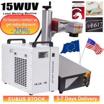 Macchina per marcatura laser UV 15W 10W 5W 355nm Incisore laser per vetro/legno/PVC/metallo/pelle plastica Raffreddamento ad acqua Incisore UV